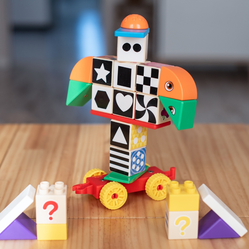 Magnetic Block Set ‘Stack & Count’ - Alilo Malta Alilo Magnetic blocks - educational toys in Malta