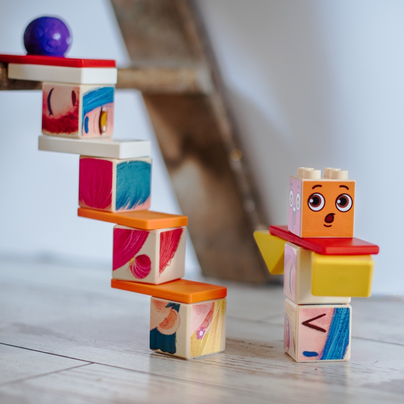 Magnetic Block Set 'Expressions' - Alilo Malta Alilo Magnetic blocks - educational toys in Malta