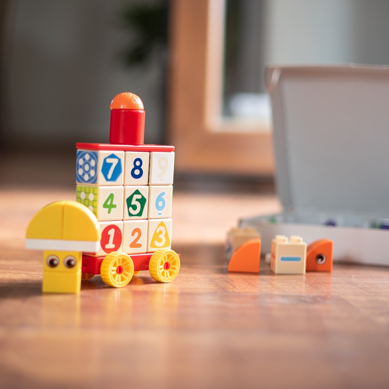 Magnetic Block Set ‘Stack & Count’ - Alilo Malta Alilo Magnetic blocks - educational toys in Malta