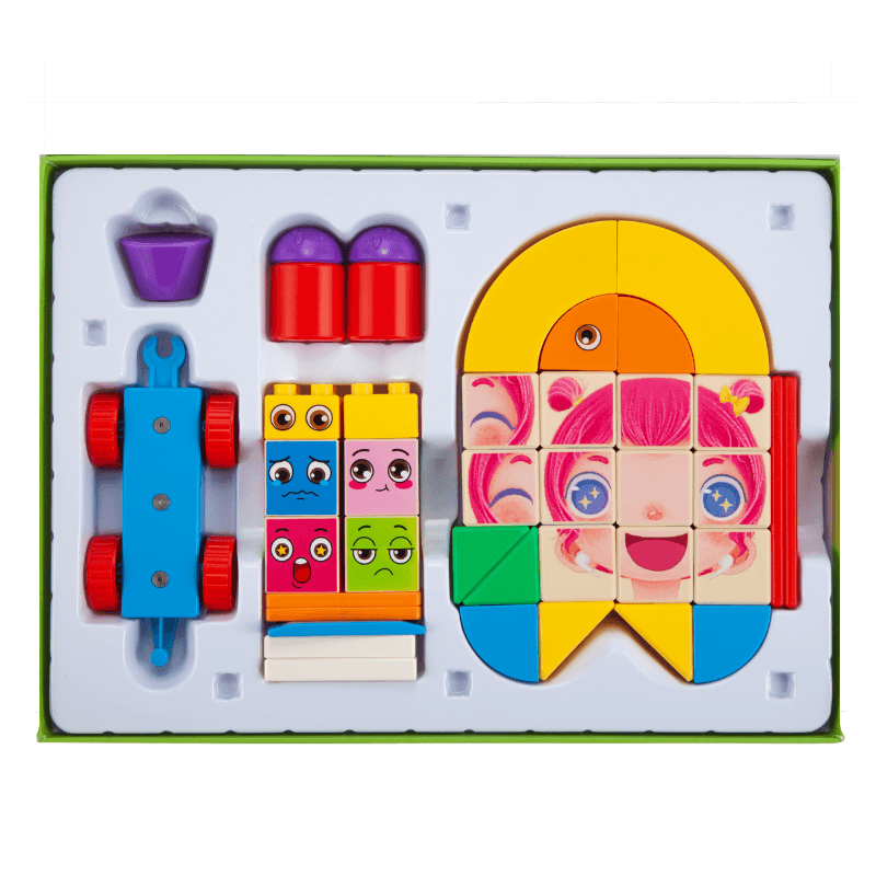 Magnetic Block Set 'Expressions' - Alilo Malta Alilo Magnetic blocks 30 - educational toys in Malta